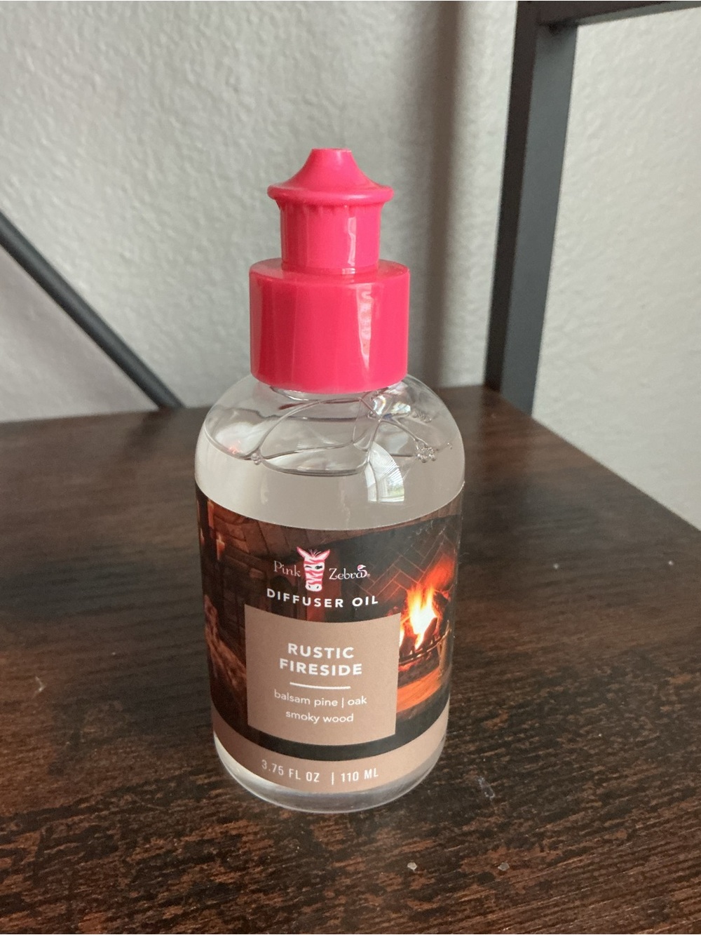 Rustic Fireside Pink Zebra Diffuser Oil